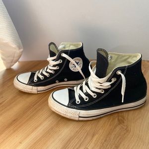 BLACK HIGH TOP CONVERSE